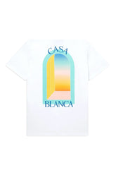 Men's White Casablanca L'Arche Colore Print T-Shirt